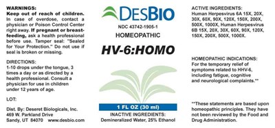 Hv-6:homo (Dsrt0769 Hv 6homo 8 27 2020)